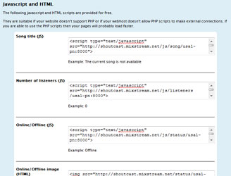 MixStream Scripts